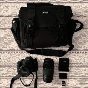 Canon Rebel T7 Camera Set